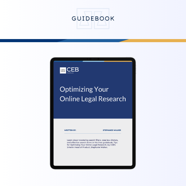 Optimizing Your Online Legal Research