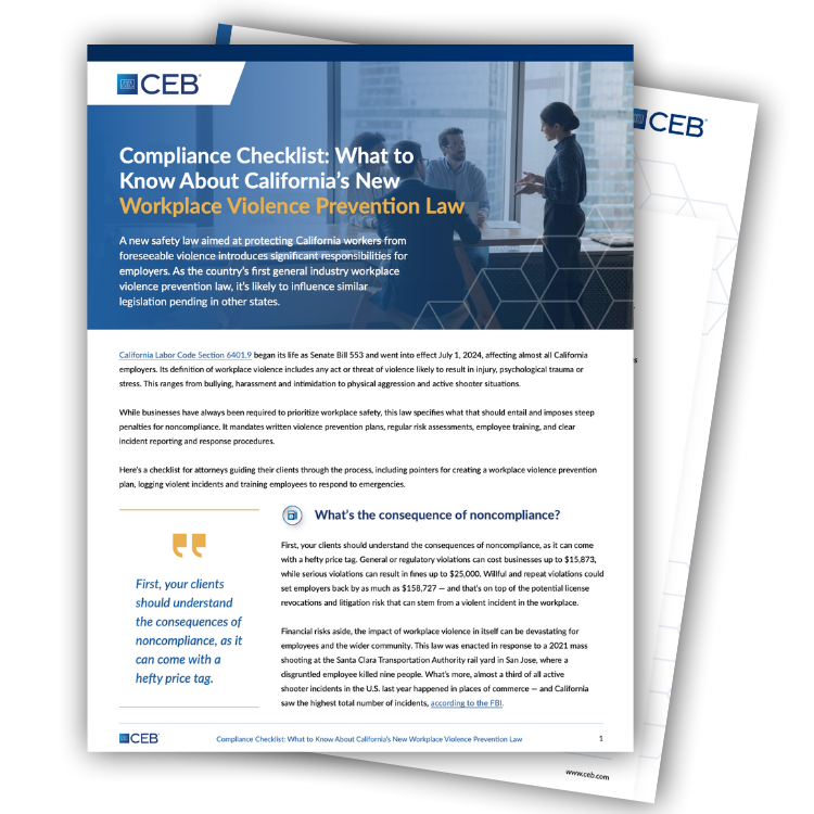 workplace violence whitepaper CEB